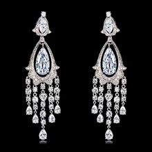 Show details for Low Cost Platinum Plated Copper or Brass Dangle Earrings with Low Cost