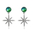 Picture of Zinc Alloy Platinum Plated Drop & Dangle Earrings from Certified Factory