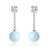 Picture of Buy Platinum Plated Casual Drop & Dangle Earrings with Wow Elements