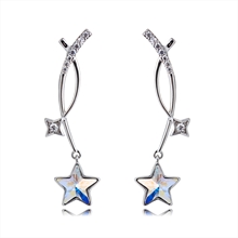 Show details for Funky Star Medium Drop & Dangle Earrings