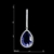 Picture of New Arrival Swarovski Element Single Stone Drop & Dangle
