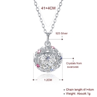 Picture of Delicate Small Platinum Plated Pendant Necklace