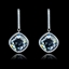 Show details for Top Rated Swarovski Element Single Stone Drop & Dangle