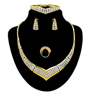 Picture of Pretty African Style Zinc-Alloy 4 Pieces Jewelry Sets