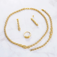 Picture of Dubai Gold Plated 4 Piece Jewelry Set with 3~7 Day Delivery