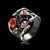 Picture of Charming Colorful Glass Fashion Ring As a Gift