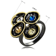 Picture of Designer Multi-tone Plated Casual Fashion Ring with No-Risk Return