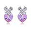 Show details for Designer Platinum Plated Fashion Stud Earrings with Easy Return