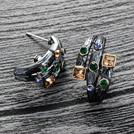 Picture of Nice Glass Zinc Alloy Stud Earrings