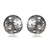 Picture of Sleek Classic Platinum Plated Stud Earrings