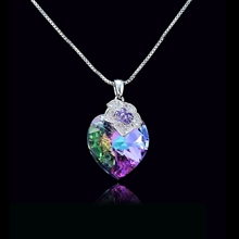 Show details for Simple And Elegant Swarovski Element Heart & Love Collar 16 OR 18 Inches