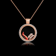 Picture of Delicate Rose Gold Plated Pendant Necklace Factory Direct