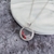 Picture of Amazing Small Platinum Plated Pendant Necklace