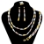 Picture of Online Wholesale None-Stone Dubai Style 4 Pieces Jewelry Sets