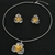 Picture of Wholesale Zinc Alloy Flower Necklace and Earring Set with No-Risk Return