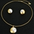 Picture of Pretty Medium Dubai Necklace and Earring Set