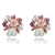 Picture of Well Crafted Zinc-Alloy Crystal Stud