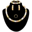 Show details for The Integrity Of  Dubai Style Multi-Tone Plated 4 Pieces Jewelry Sets