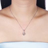 Picture of Unusual Small White Pendant Necklace