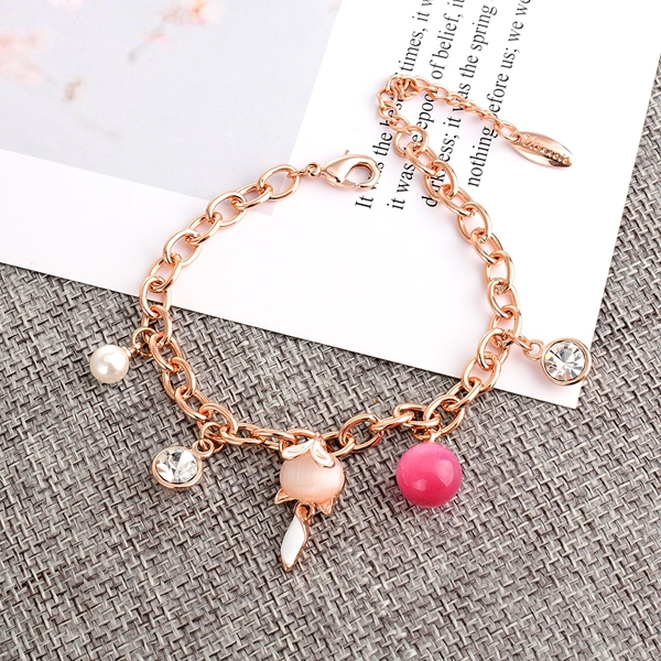 Picture of Zinc Alloy Opal Fashion Bracelet from Reliable Manufacturer