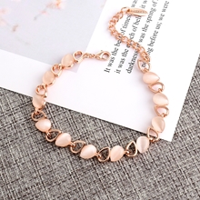 Show details for Zinc Alloy White Fashion Bracelet with Full Guarantee