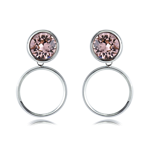 Picture of Reasonably Priced Zinc Alloy Swarovski Element Dangle Earrings with Full Guarantee