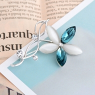 Show details for Zinc Alloy Opal Brooche As a Gift