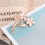 Show details for Good Quality Opal Zinc Alloy Brooche