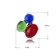 Picture of Zinc Alloy Colorful Stud Earrings in Exclusive Design