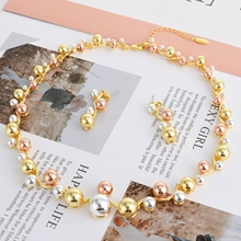 Show details for Zinc Alloy Dubai Necklace and Earring Set with Worldwide Shipping