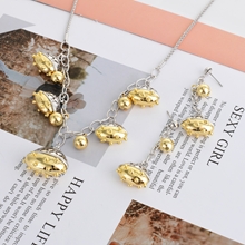 Show details for Zinc Alloy Casual Necklace and Earring Set at Great Low Price
