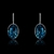 Picture of Moving Zinc-Alloy Single Stone Drop & Dangle