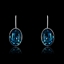 Show details for Moving Zinc-Alloy Single Stone Drop & Dangle