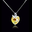 Show details for Enchanting Platinum Plated Colourful Collar 16 OR 18 Inches