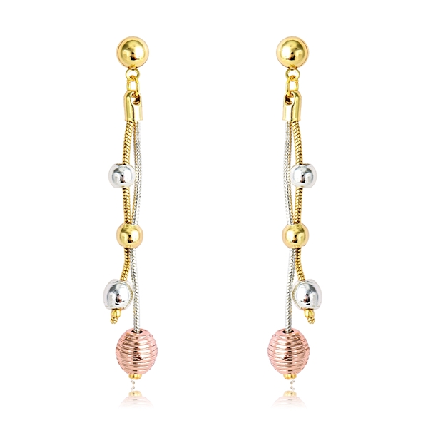Picture of Nickel Free Gold Plated Casual Dangle Earrings with Easy Return