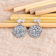 Show details for Copper or Brass Casual Dangle Earrings in Flattering Style