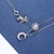 Picture of Delicate Cubic Zirconia Platinum Plated Pendant Necklace