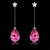 Picture of Eye-Catching Pink Fashion Dangle Earrings with Member Discount