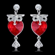Picture of Zinc Alloy Platinum Plated Dangle Earrings For Your Occasions