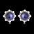 Picture of Trendy Platinum Plated Zinc Alloy Stud Earrings with No-Risk Refund
