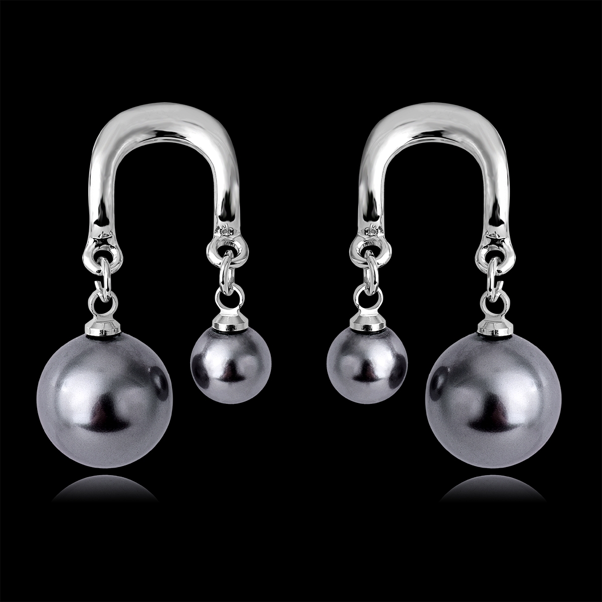 Classic Black Dangle Earrings With Fast Delivery