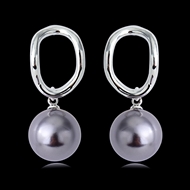 Picture of Classic Artificial Pearl Dangle Earrings with Beautiful Craftmanship