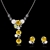 Picture of Attractive And Elegant Wedding & Bridal Swarovski Element 2 Pieces Jewelry Sets