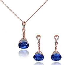 Show details for Fashionable And Modern Zinc-Alloy Classic 2 Pieces Jewelry Sets