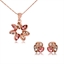 Show details for Classic Artificial Crystal Necklace and Earring Set with No-Risk Return