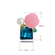 Picture of Recommended Blue Gold Plated Stud Earrings with Member Discount