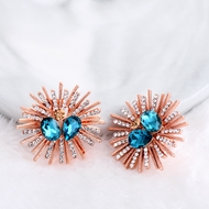 Picture of Classic Rose Gold Plated Stud Earrings with Speedy Delivery