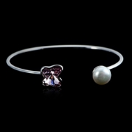 Show details for Recommended Purple Zinc Alloy Fashion Bangle