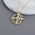 Picture of Distinctive White Gold Plated Pendant Necklace of Original Design