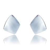 Picture of Being Confident In  Modern Simplicity Platinum Plated Stud